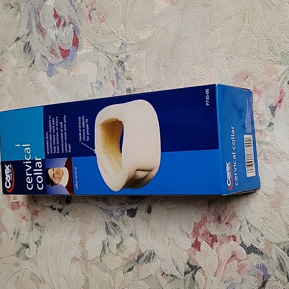Carex Cervical Collar and 2 books for back and neck